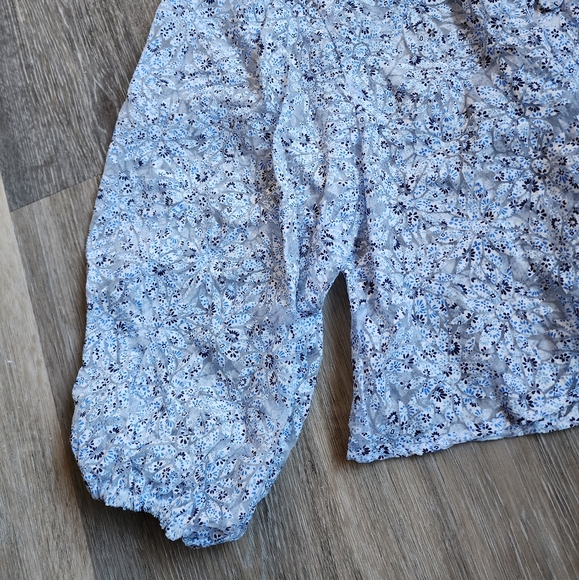 Zara Tops Zara Puffed Sleeve Crop Top Poshmark